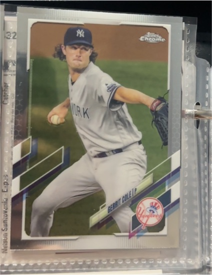 2021 Topps Chrome #80 Gerrit Cole — front