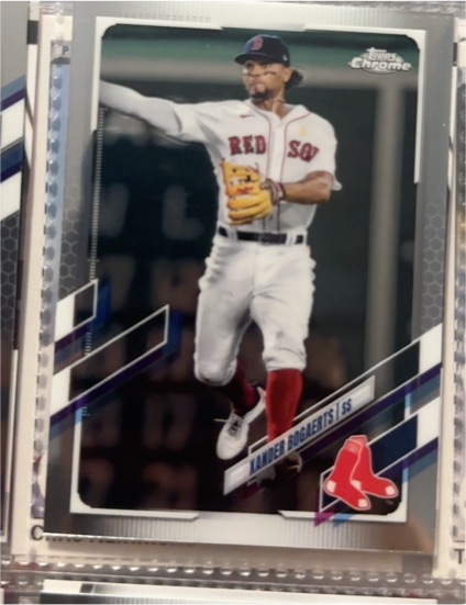 2021 Topps Chrome #162 Xander Bogaerts — front