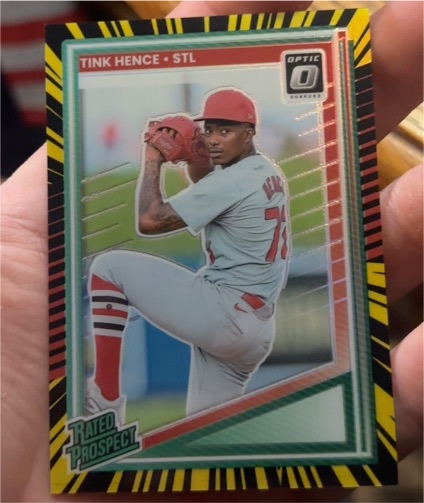 2025 Donruss Optic #166 Tink Hence — front