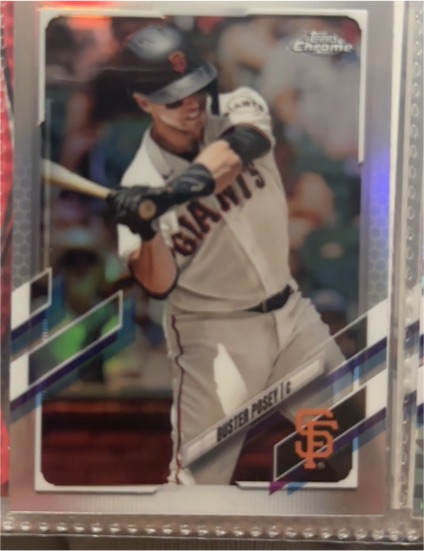 2021 Topps Chrome #29 Buster Posey — front