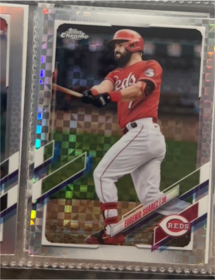 2021 Topps Chrome #145 Eugenio Suarez — front