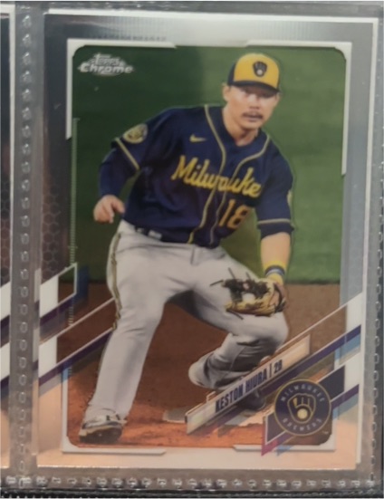 2021 Topps Chrome #211 Keston Hiura — front
