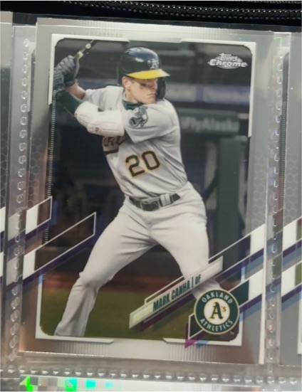 2021 Topps Chrome #37 Mark Canha — front