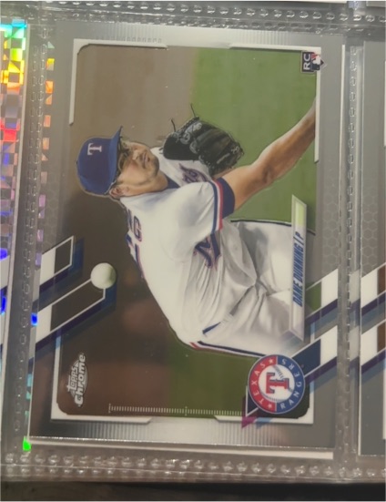 2021 Topps Chrome #187 Dane Dunning — front