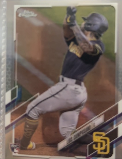 2021 Topps Chrome #135 Luis Campusano — front