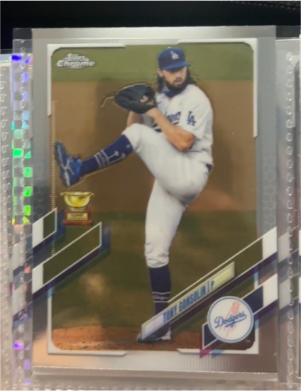 2021 Topps Chrome #183 Tony Gonsolin — front