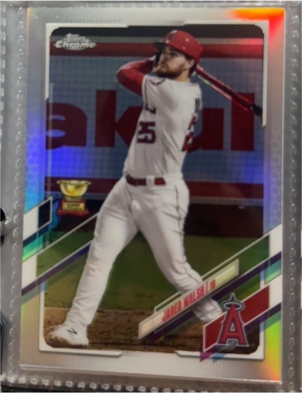 2021 Topps Chrome #199 Jared Walsh — front