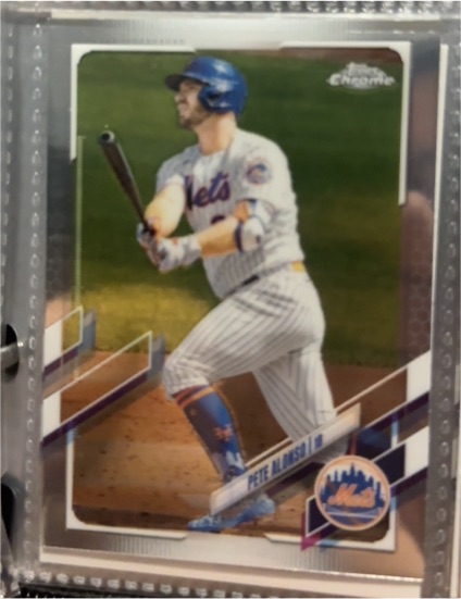 2021 Topps Chrome #11 Pete Alonso — front