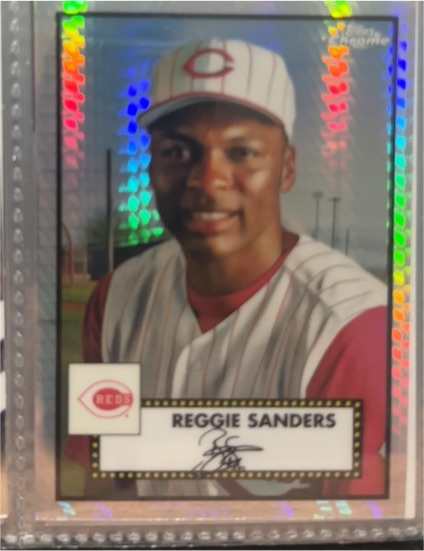 2021 Topps Chrome Platinum Anniversary #581 Reggie Sanders — front