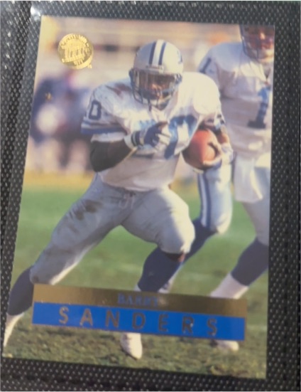 1996 Fleer Ultra #52 Barry Sanders — front