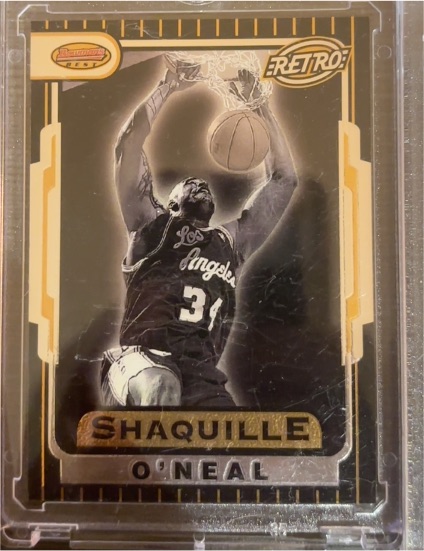 1996-97 Bowman's Best #TB8 Shaquille O'Neal Retro — front