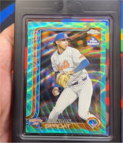 2025 Topps Pro Debut Chrome #PDC-157 Brandon Sproat — front