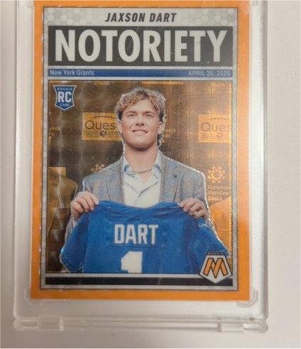 2025 Panini Mosaic Notoriety #11 Jaxson Dart — front