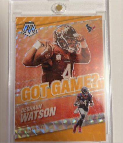 2021 Panini Mosaic Got Game? #GG-3 Deshaun Watson — front