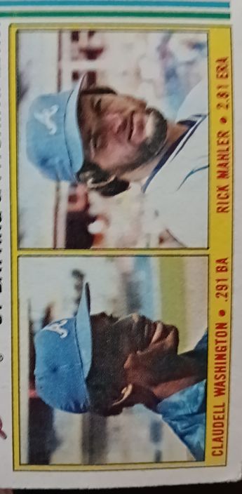 1981 Topps #600 Rick Mahler — front