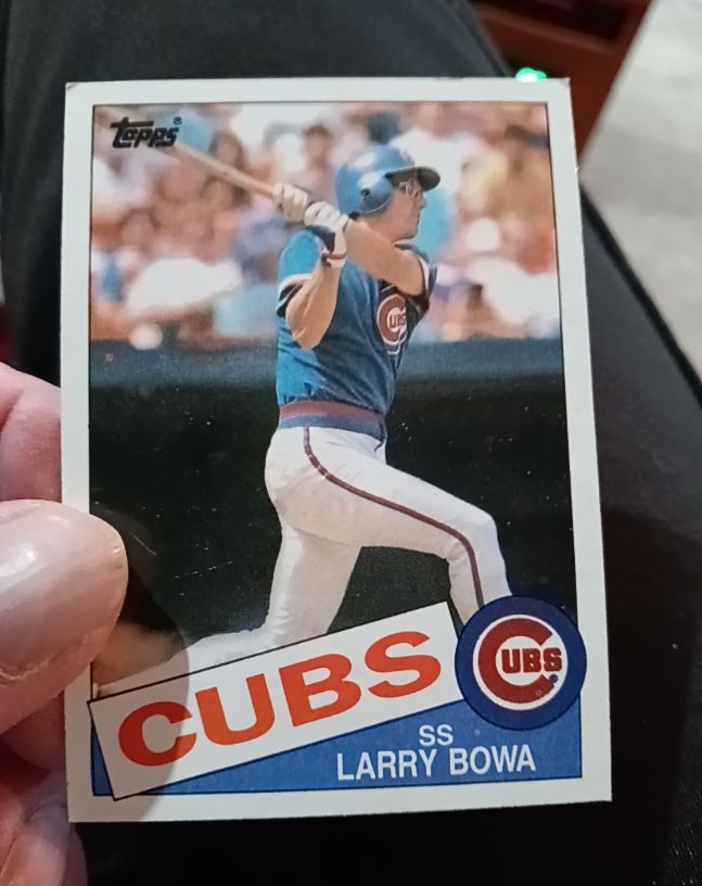 1985 Topps #484 Larry Bowa — front