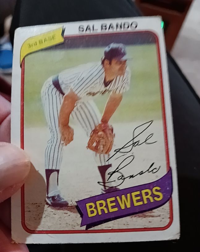 1980 Topps #715 Sal Bando — front