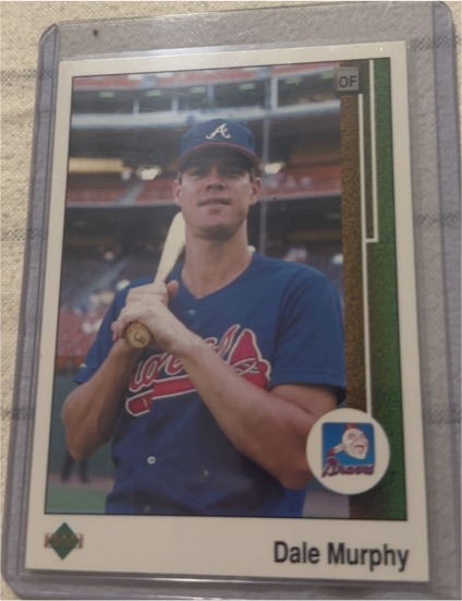 1989 Upper Deck #357 Dale Murphy — front