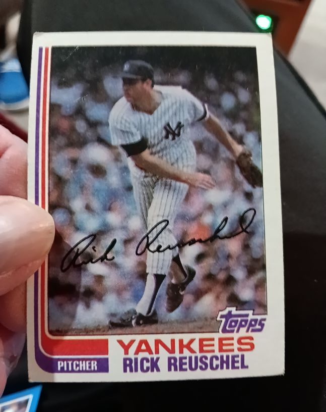 1982 Topps #405 Rick Reuschel — front