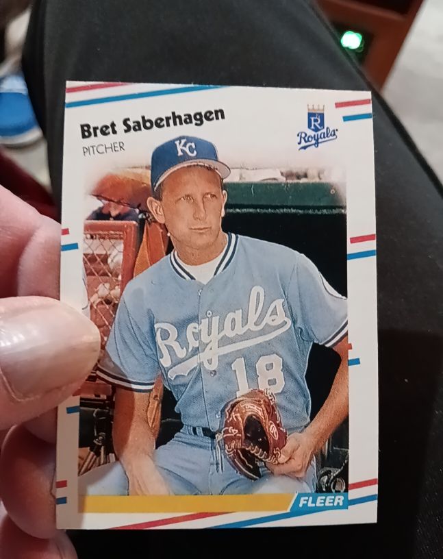 1988 Fleer #268 Bret Saberhagen — front