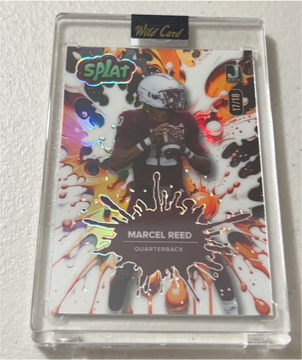 2025 Wild Card Splat #1178 Marcel Reed — front