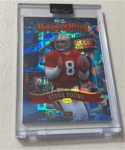 2025 Wild Card Holiday Hits HoHoHo #Steve Young — front