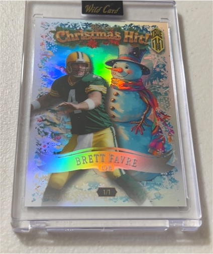 2025 Wild Card Holiday Hits Christmas Hit #Brett Favre — front