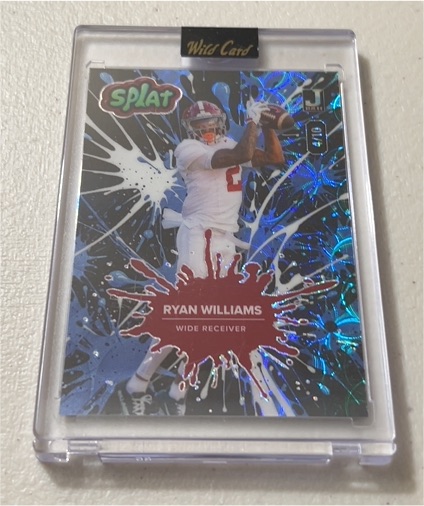 2025 Wild Card Splat #Ryan Williams — front