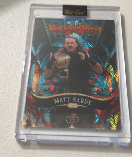 2025 Wild Card Holiday Hits #1/2 Matt Hardy — front