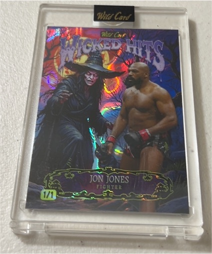 2025 Wild Card Wicked Hits Jon Jones — front
