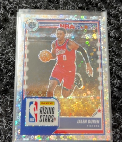 2023-24 Panini NBA Hoops Premium Stock #299 Jalen Duren Rising Stars — front
