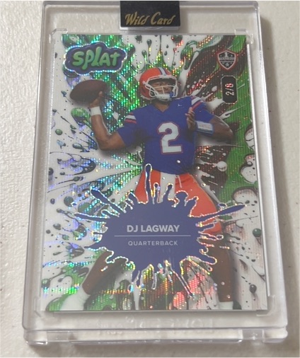 2025 Wild Card Splat #28 DJ Lagway — front