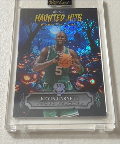 2025 Wild Card Haunted Hits Monster Hunt #2/2 Kevin Garnett — front