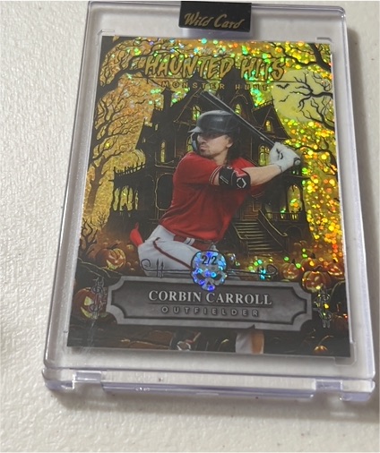 2025 Wild Card Haunted Hits Monster Hunt #HHH-CC Corbin Carroll — front