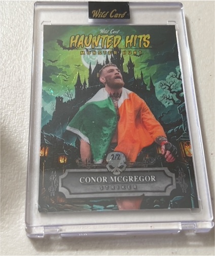 2025 Wild Card Haunted Hits Monster Hunt #2/2 Conor McGregor — front