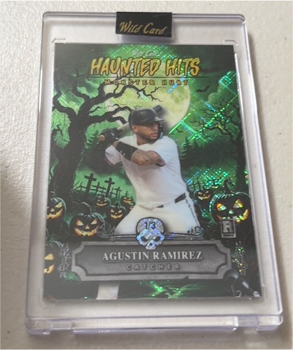 2025 Wild Card Haunted Hits Monster Hunt #1/3 Agustin Ramirez — front