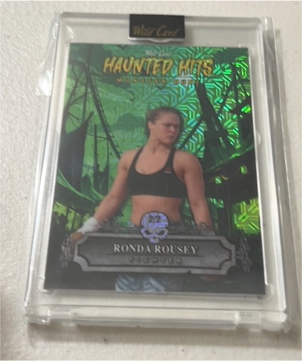 2025 Wild Card Haunted Hits #1/2 Ronda Rousey Monster Hunt — front