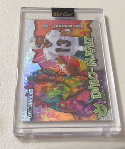 2023 Wild Card Alumination #08 Dan Marino Dino-Might — front