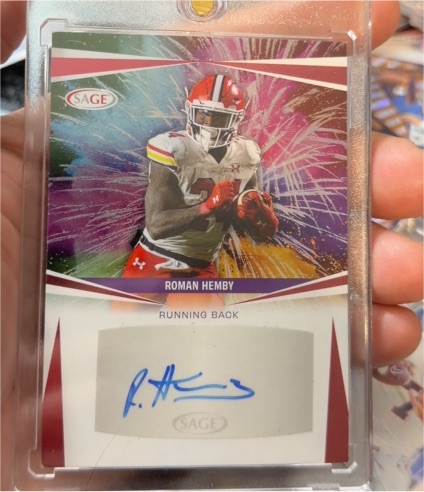2025 Sage High Series #A-RH4 Roman Hemby — front