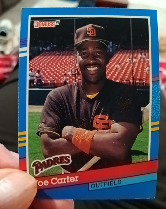 1991 Donruss #298 Joe Carter — front