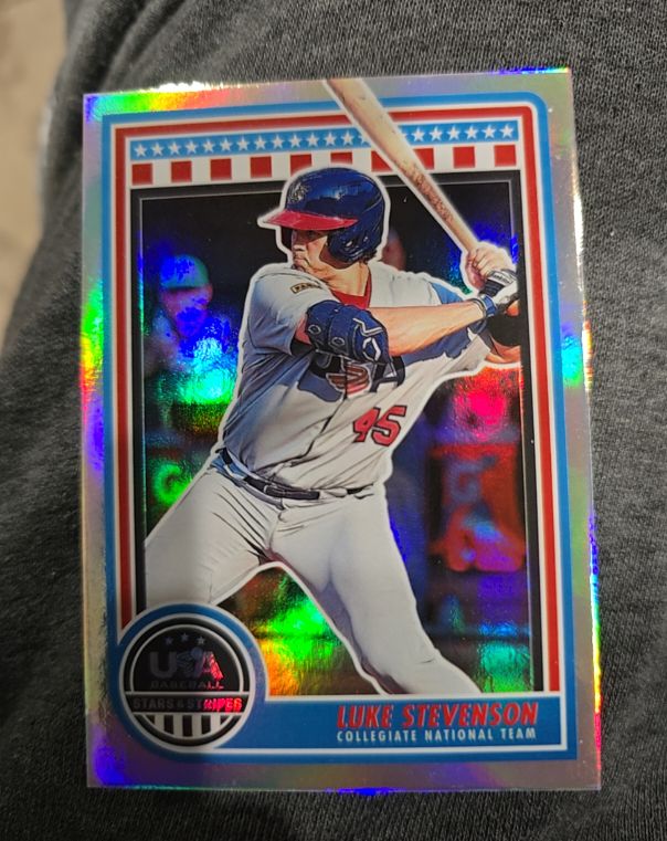 2025 Panini USA Baseball Stars & Stripes Luke Stevenson — front