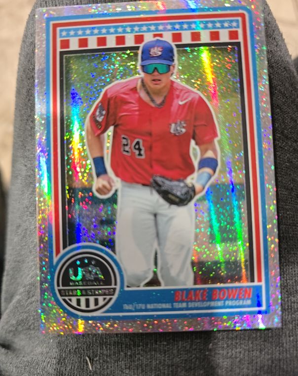 2025 Panini Stars and Stripes #190 Blake Bowen — front