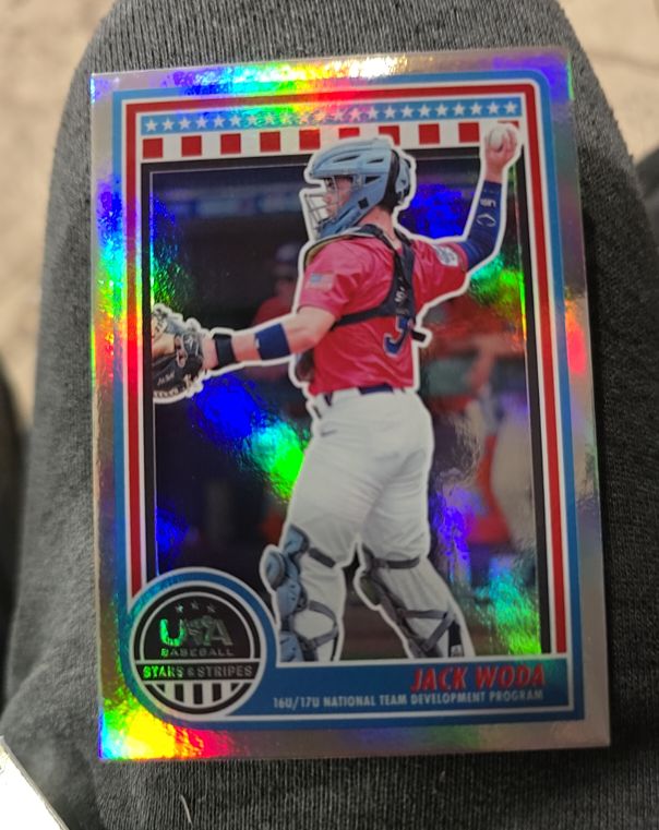 2025 Panini Stars and Stripes #116 Jack Woda — front