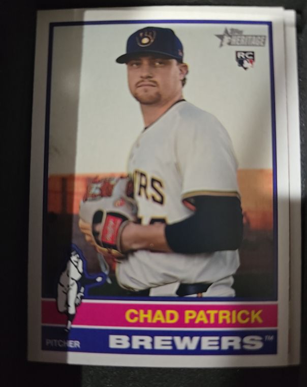 2025 Topps Heritage High Number #570 Chad Patrick — front