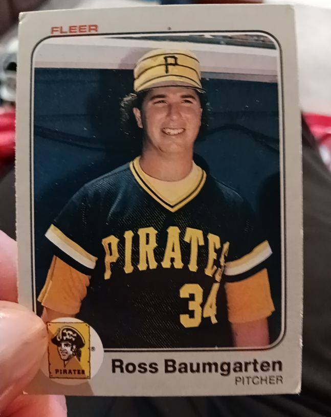 1983 Fleer #302 Ross Baumgarten — front