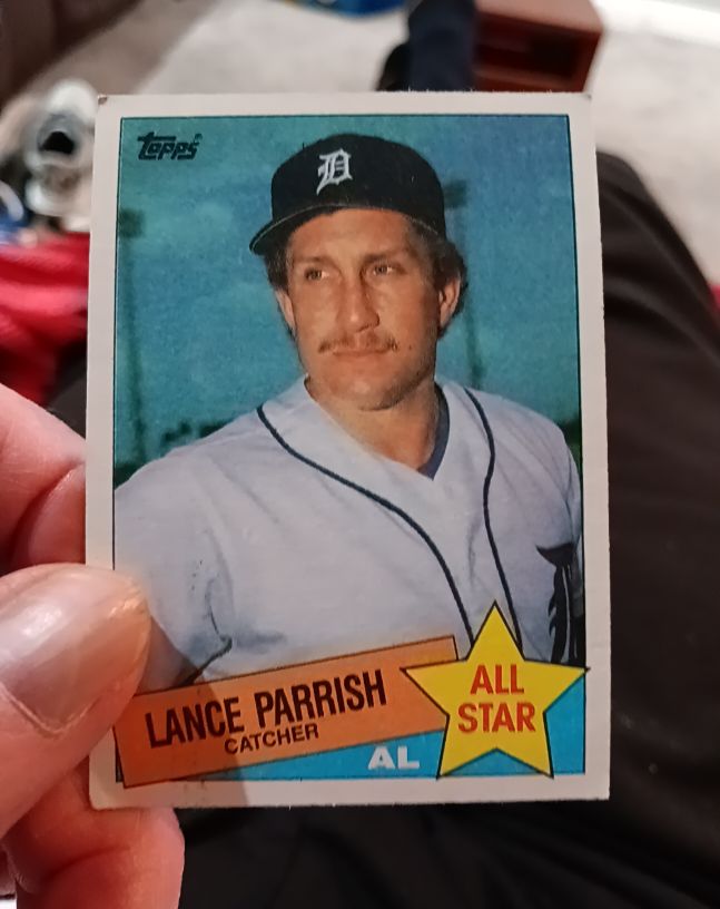 1985 Topps #708 Lance Parrish — front