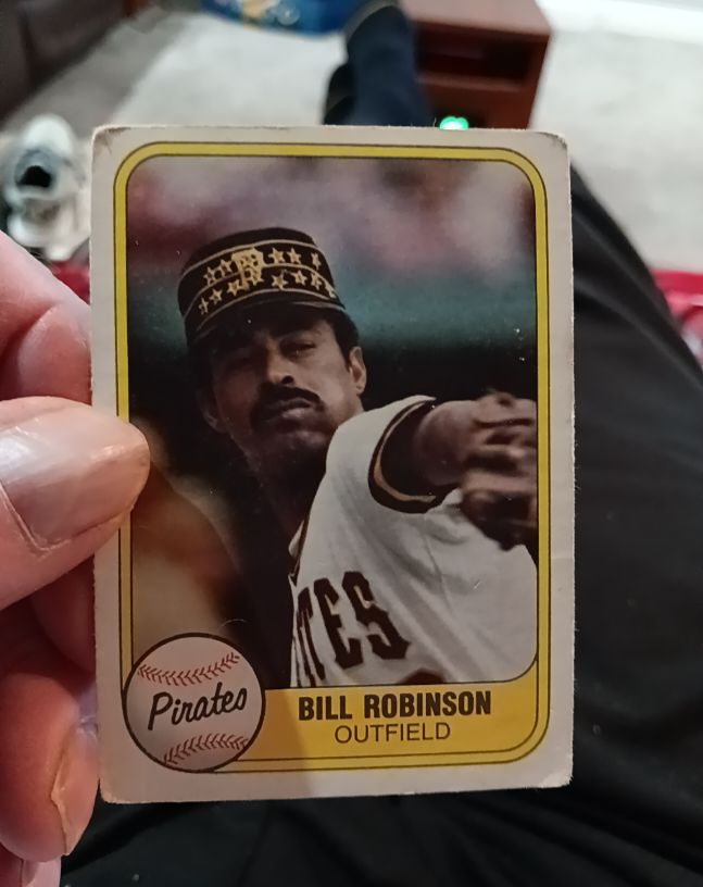 1981 Fleer #373 Bill Robinson — front