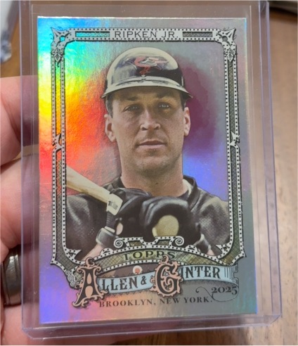 2025 Topps Allen & Ginter #26 Cal Ripken Jr. — front