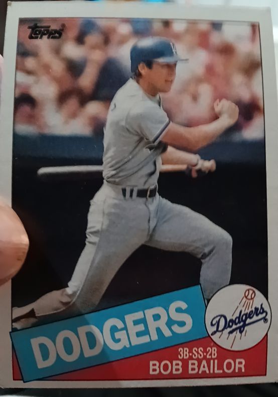 1985 Topps #728 Bob Bailor — front