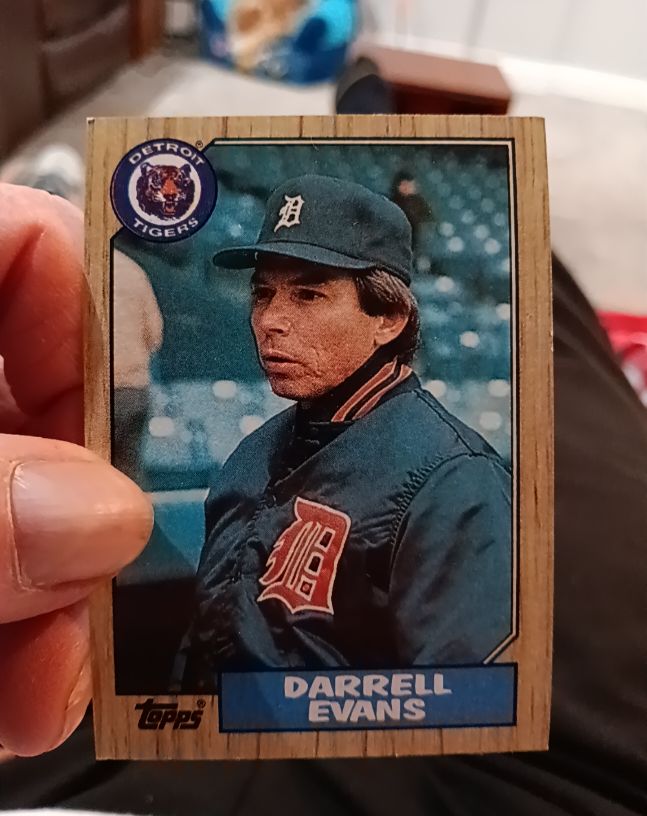1987 Topps #265 Darrell Evans — front